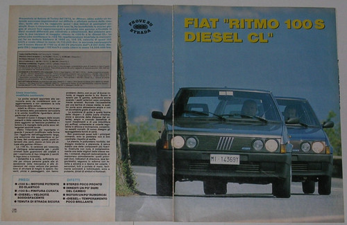 Test drive prova 1985 - 1985, fiat