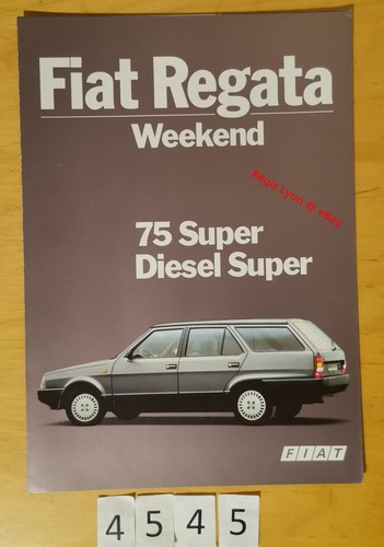 Fiat regata weekend super - regata,